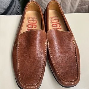 1901 Men size 10 medium brown leather loafer
